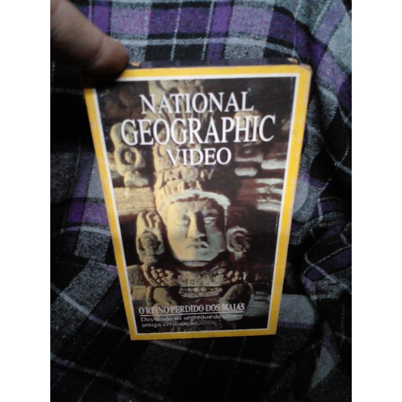 VHS National Geographic O reino perdido dos maias