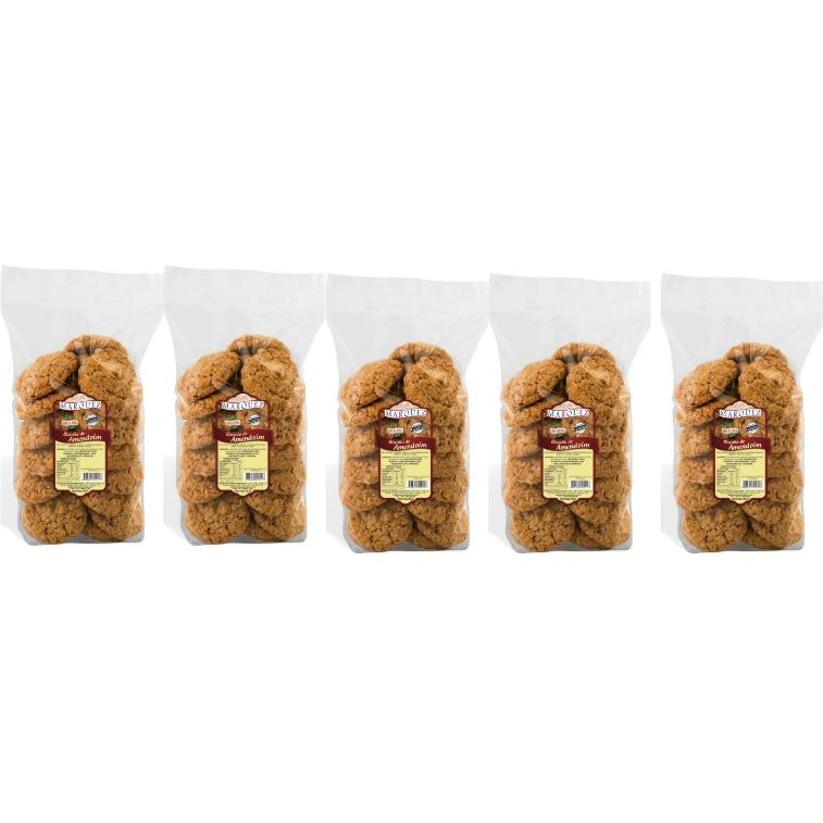 Kit Com 5 Bisc. De Amendoim 350 Gr Marquez S/ Glúten e sem lactose  (livre De Contaminação Cruzada) em Oferta na Shopee