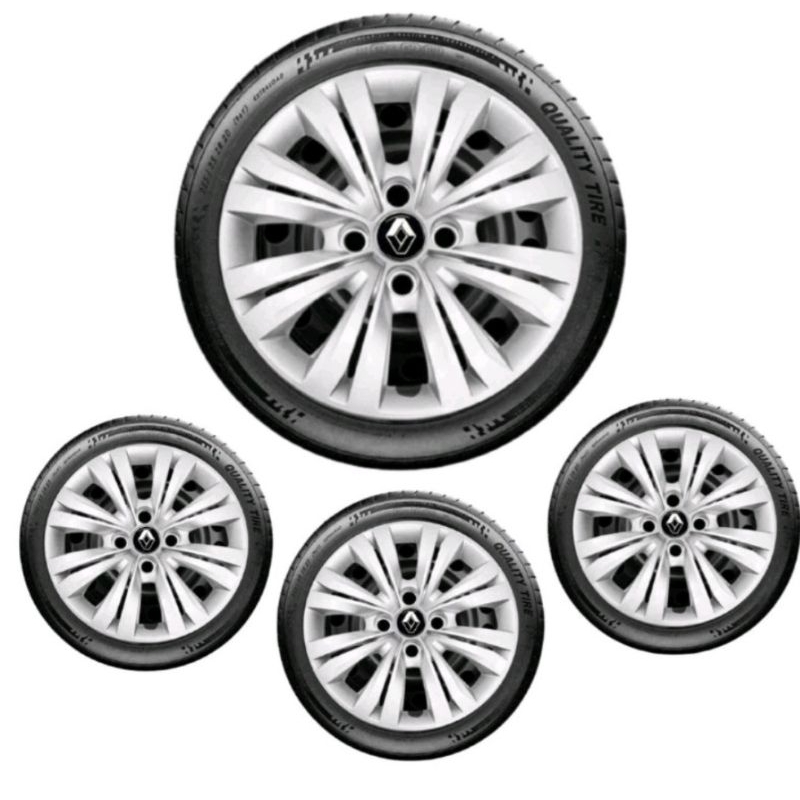 jogo 4 calotas aro 14 Renault Sandero Logan Clio em Oferta na Shopee