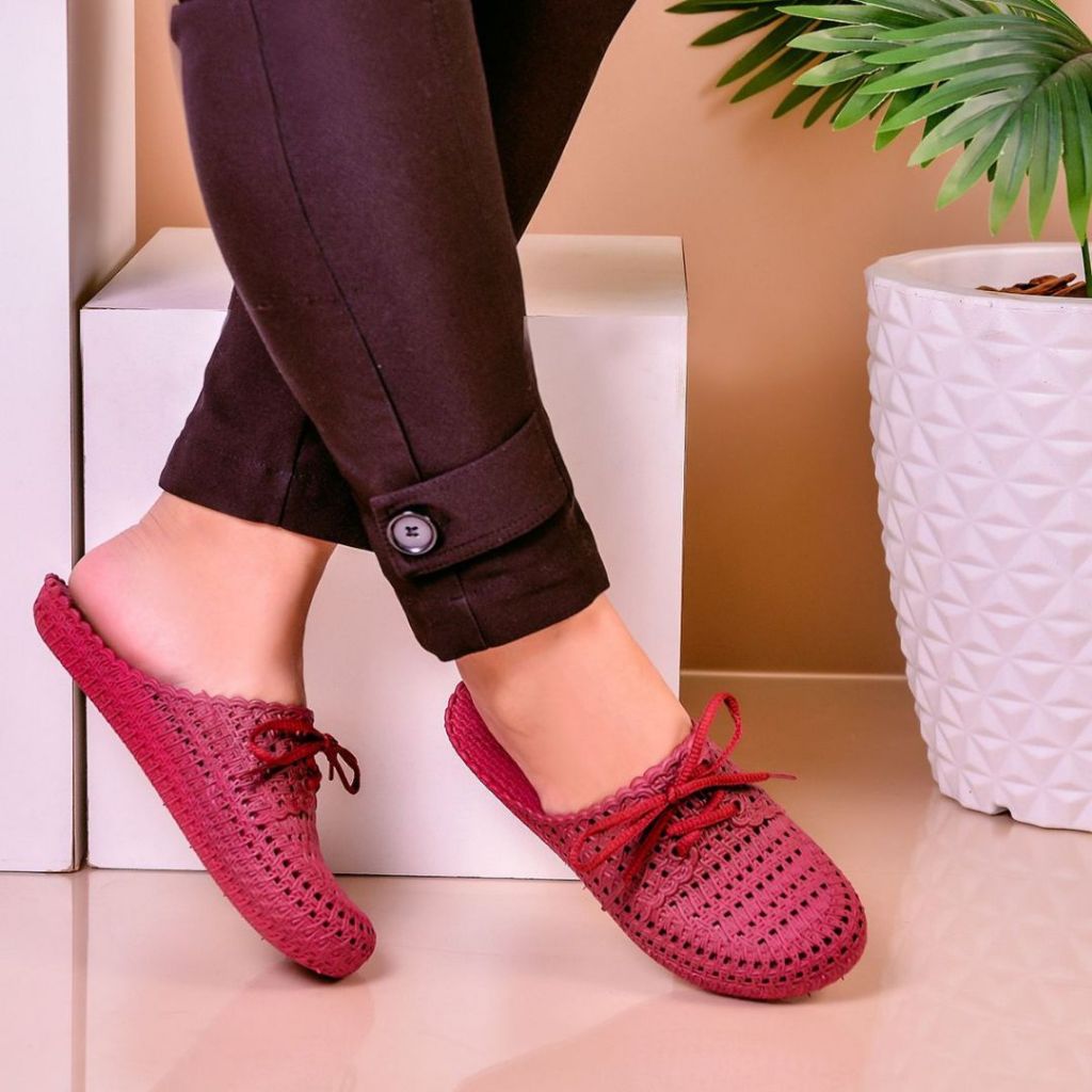 Mule Feminino Sapatilha Elegante Bico Redondo