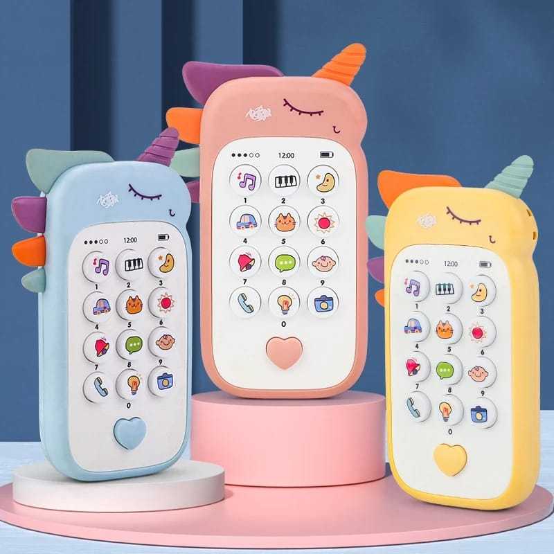 Baby Music Phone mordedor Brinquedo, telefone, dormindo, educação precoce, presentes para crianças