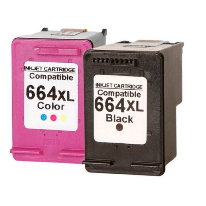 Kit Cartuchos 664xl Preto e Colorido Compatível 2135 2136 4536 3776 em Oferta na Shopee
