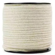 Cordao de Algodao 5mm CRU - Rolo com 50 metros - macrame, artesanato, redes, ecologico em Oferta na Shopee