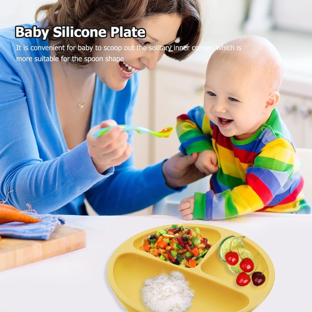 Talheres de Silicone para Bebês e Crianças 8 Peças para Bebês e Crianças kit introdução alimentar