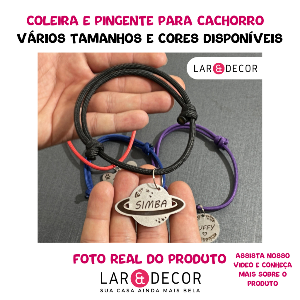 Coleira para Cachorro Acessório para Roupinha de cachorro Pug Shitzu Golden em Oferta na Shopee