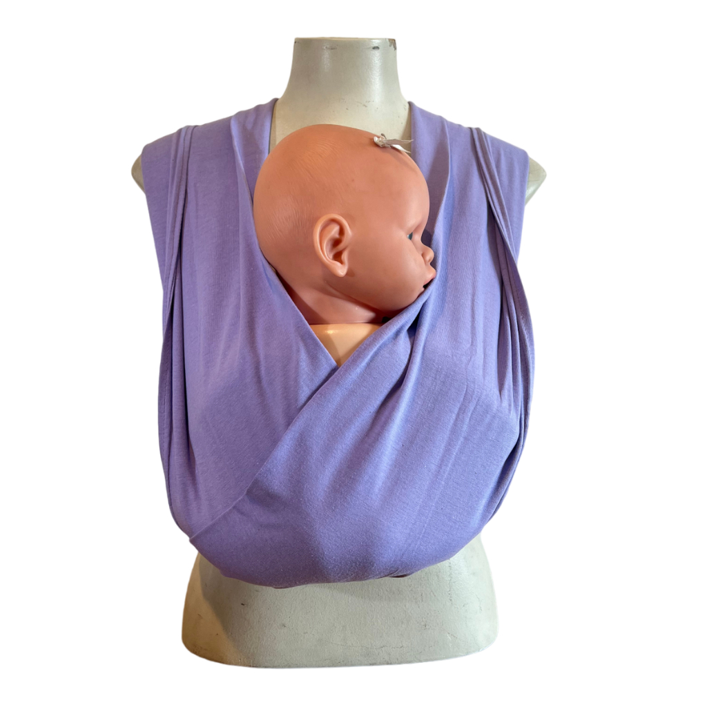 Wrap Quick Sling de Vestir para Carregar Bebês - Lilás Tamanhos PP | P | M | G | GG | XG | XXG | SOB MEDIDA