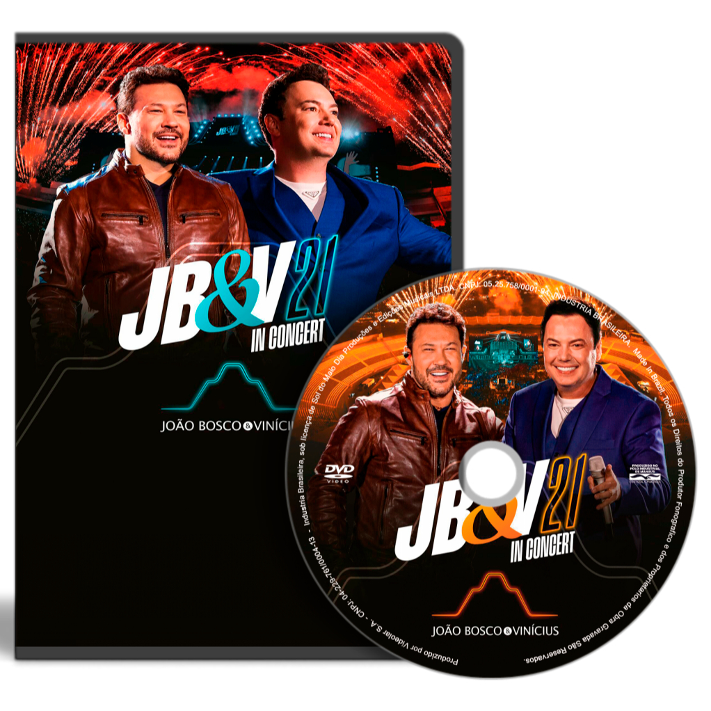 DVD - João Bosco & Vinicius - JB&V21 In Concert