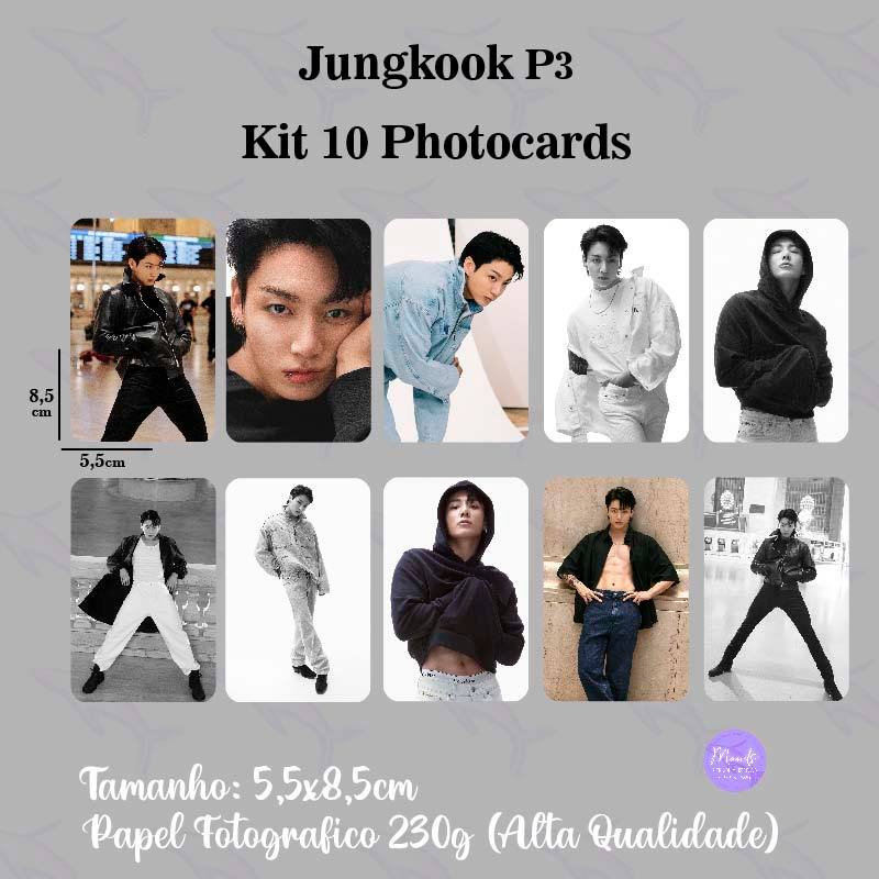 Jungkook Campanha - Kit com 10 Photocards (LER DESCRIÇÃO)
