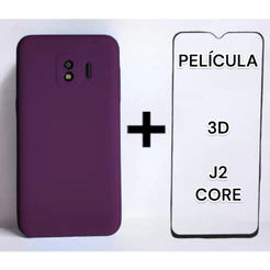 Kit capa capinha case Samsung GALAXY J2 CORE + Pelicula 3D