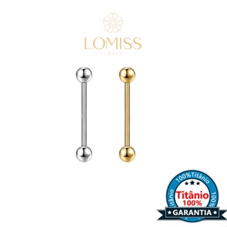Piercing mamilo Orelha transversal Maxbarbell TitÂnio G23 Pvd Rosca externa Mamilo Piercing Lingua TitÂnio Piercing Reto Titânio do Peito em Oferta na Shopee