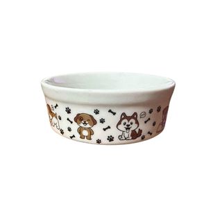 Comedouro Caes Cachorro Pet Porcelana 610ml Bebedouro Tigela ração cães