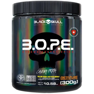 B.O.P.E - Pré Treino BOPE Workout 300G - Black Skull em Oferta na Shopee
