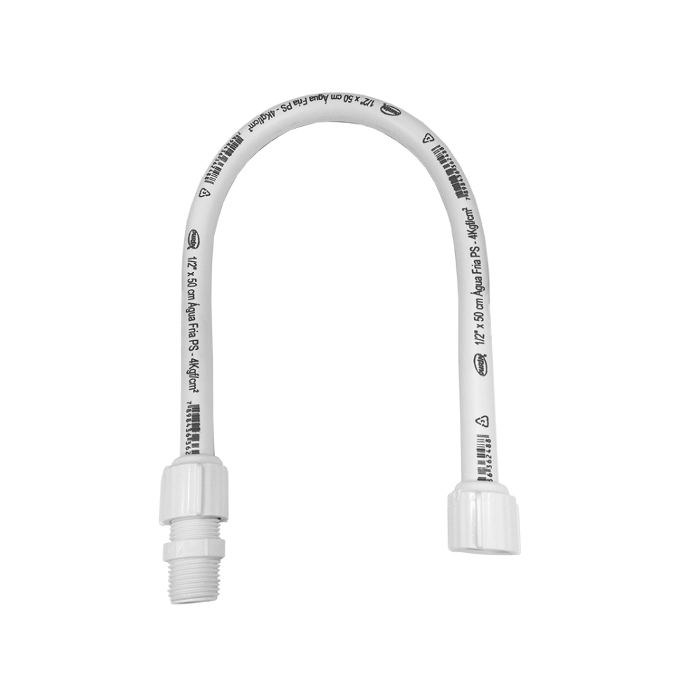 Engate Flexível 4Kgf/cm² Bitola 1/2" Tamanho 100cm Durín