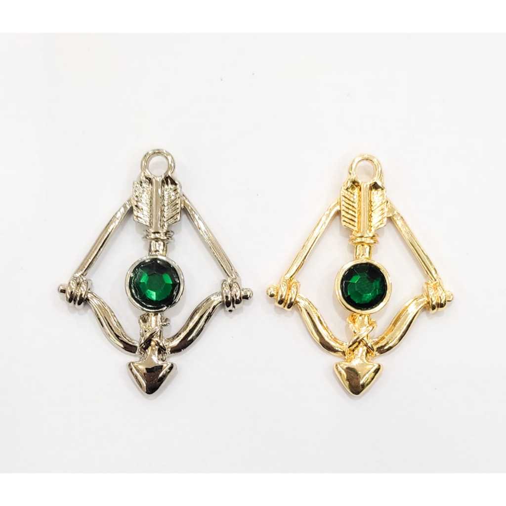 Arco e flecha grande com strass em Oferta na Shopee