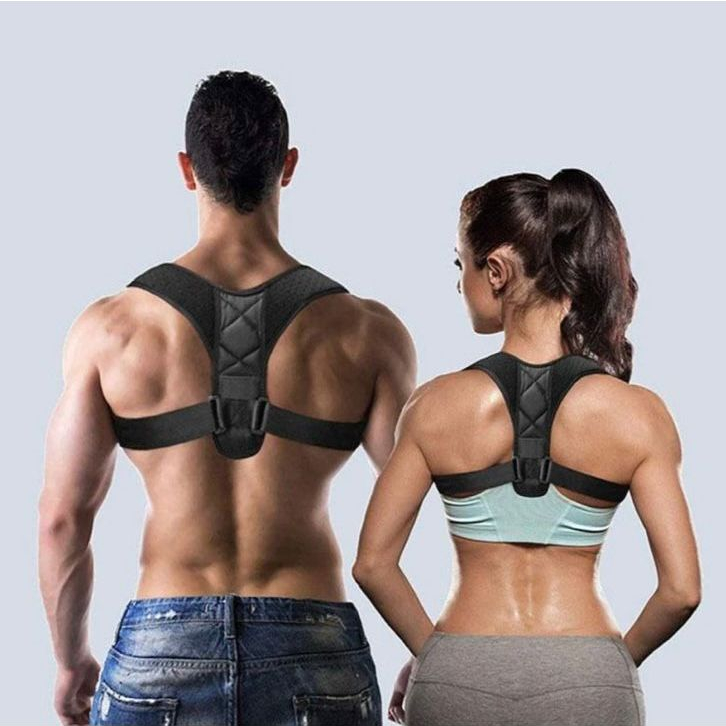Corretor Postural Ajustável Para Ombro Costas e Coluna Unissex