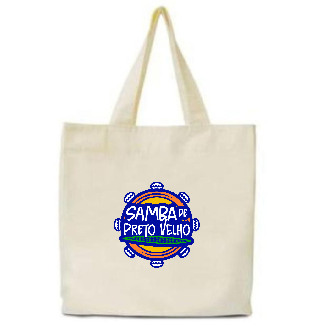 Kit 20 Sacolas Ecobag Algodão 30x30 Transfer 14x20 Personalizadas com Logotipo Lembrancinha Eventos