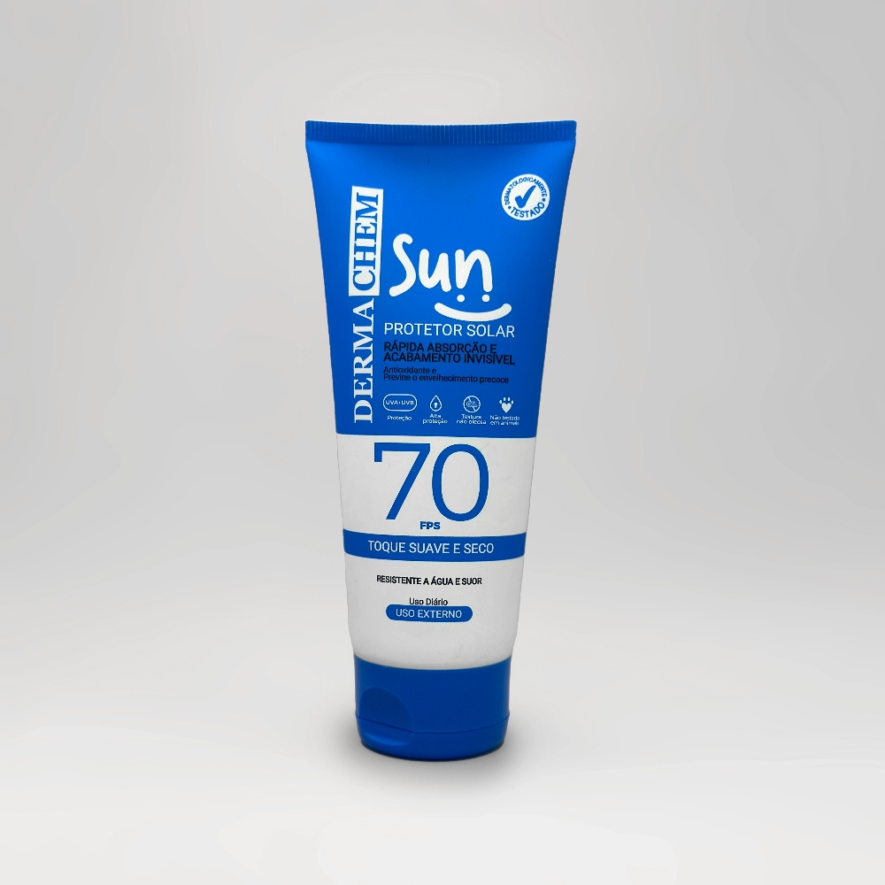 Protetor Solar Sun FPS 70 120g Dermachem - Beauty