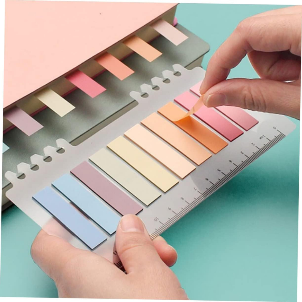 200 Marcadores de Página Stick Adesivos Notas Adesivas para anotações livros cadernos agendas post it em Oferta na Shopee