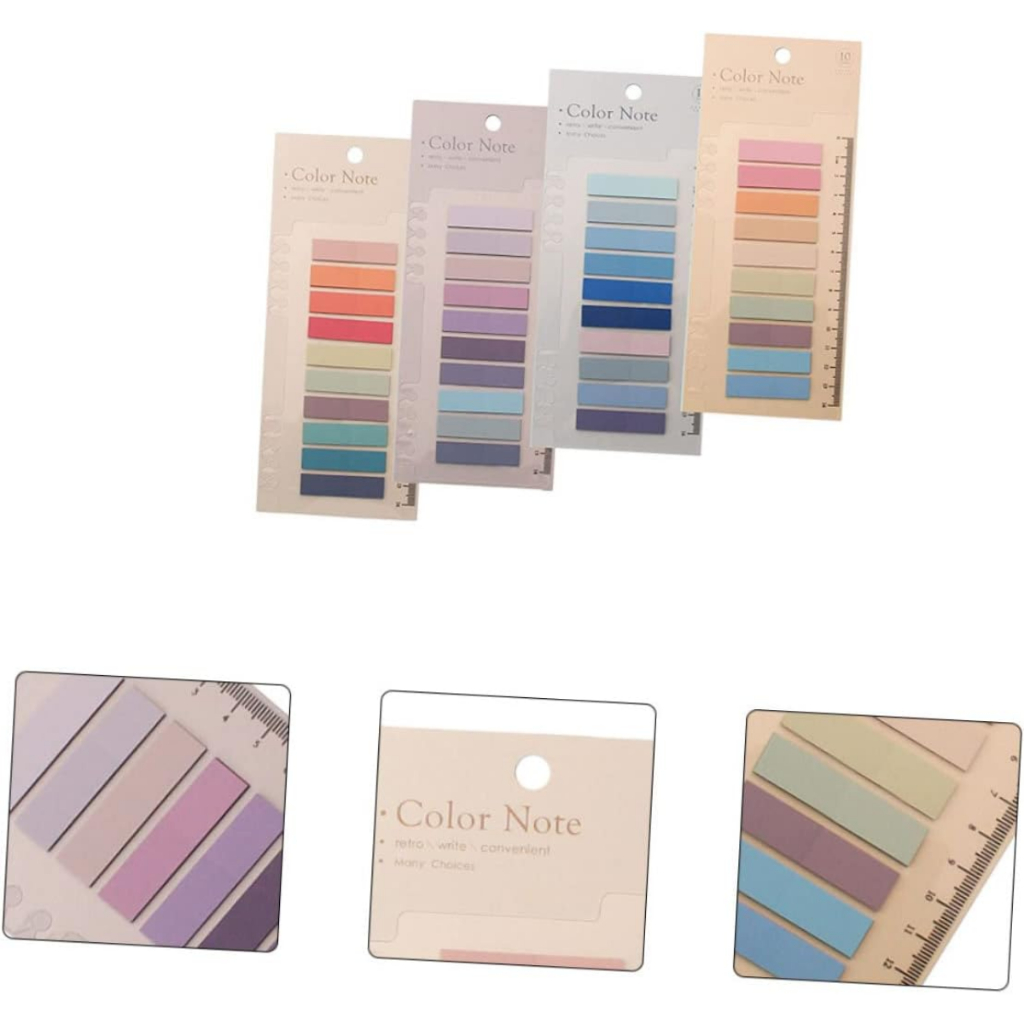 1000 Marcadores de Página Stick Adesivos Notas Adesivas para anotações livros cadernos agendas post it