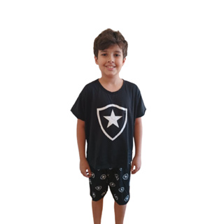 Pijama infantil times botafogo em Oferta na Shopee