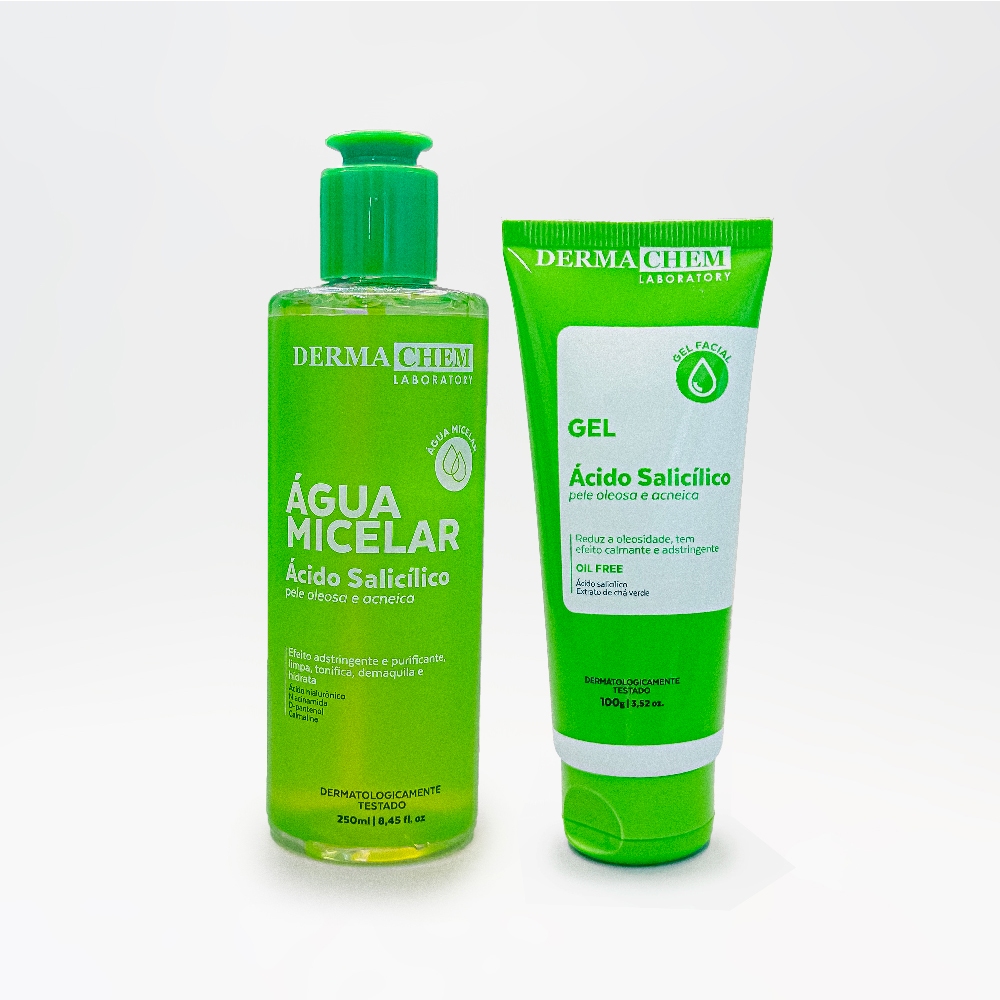 Kit Antioleosidade Ácido Salicílico Dermachem