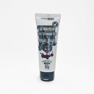 Gel Facial Peel Off Pro Vitamina B5 Argila Negra Dermachem 60g em Oferta na Shopee