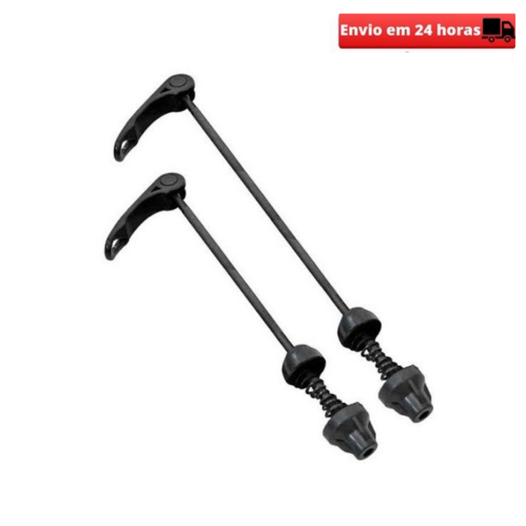 Blocagem WG para Cubo De Bicicleta Alumínio Traseiro E Dianteiro Preto m5x145