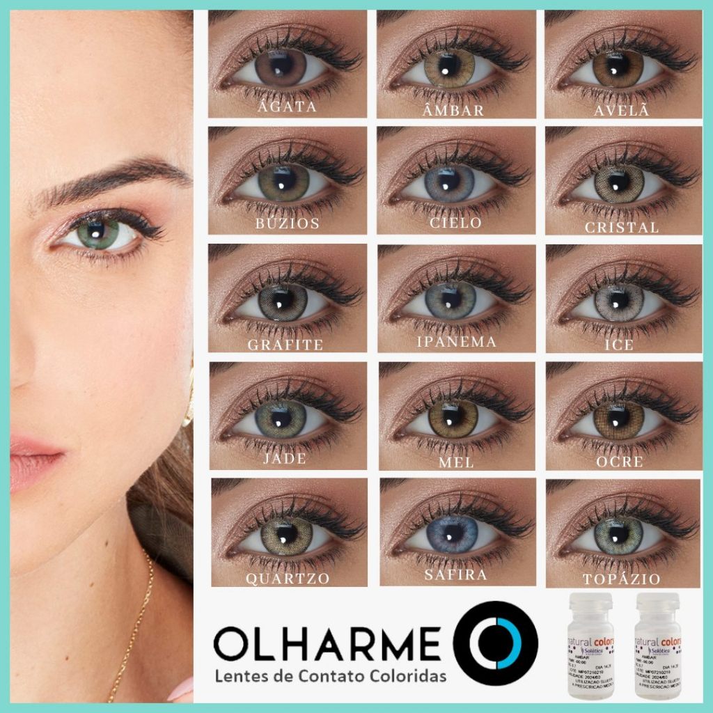 Lentes Coloridas Solótica Hidrocor Anual - Com Grau