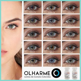 Lentes Coloridas Solótica Hidrocor Anual - Com Grau em Oferta na Shopee