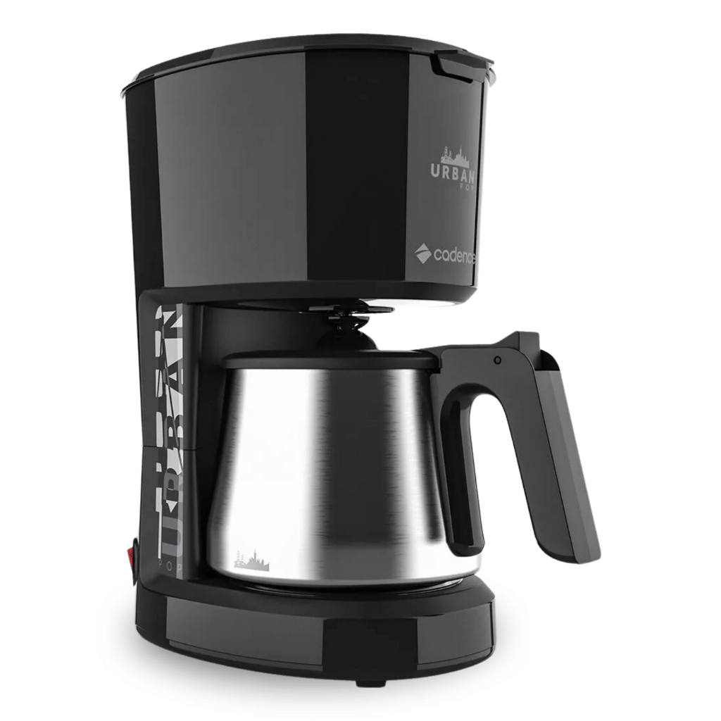 Cafeteira elétrica 750W jarra inox 30 xícaras Urban Pop CAF810 Cadence em Oferta na Shopee