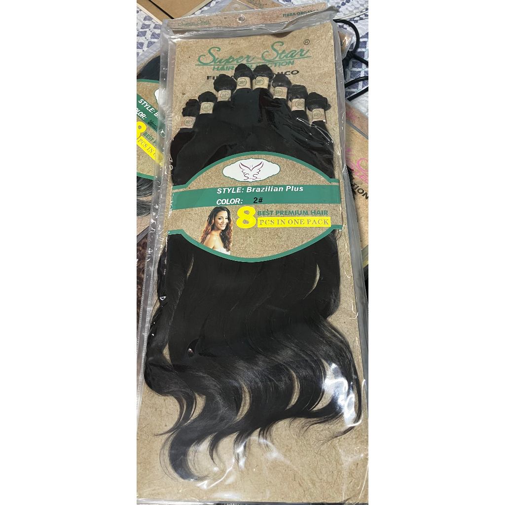 Cabelo 100% Orgânico - Liso Ondulado - Brazilian Plus - Super Star