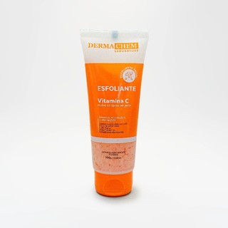 Gel Esfoliante Facial Vitamina C 100ml Dermachem em Oferta na Shopee