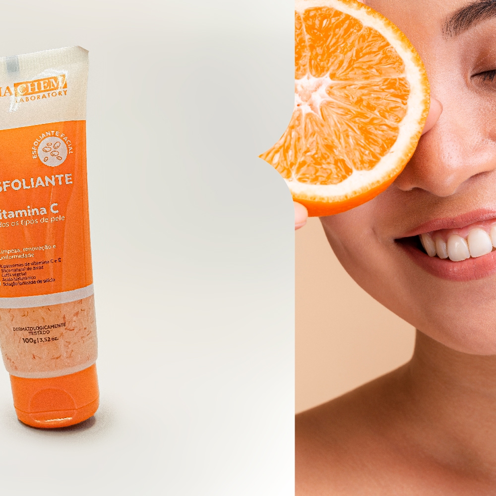 Detalhes do Gel Esfoliante Facial Vitamina C 100ml Dermachem