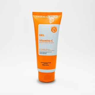 Gel Facial Anti Idade Vitamina C 100ml Dermachem em Oferta na Shopee