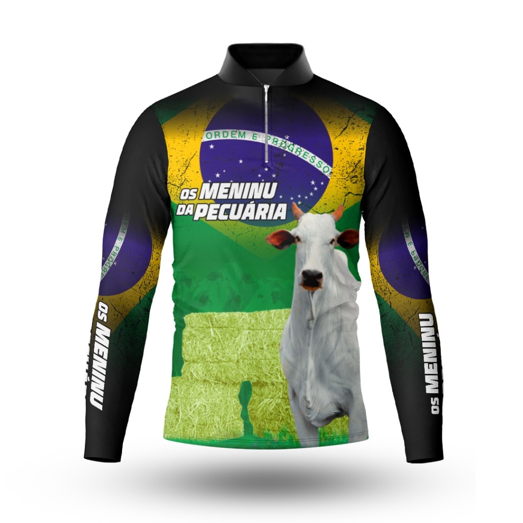 Camisa Camiseta Agro Pecuária Roça Proteção Solar Uv50+ em Oferta na Shopee