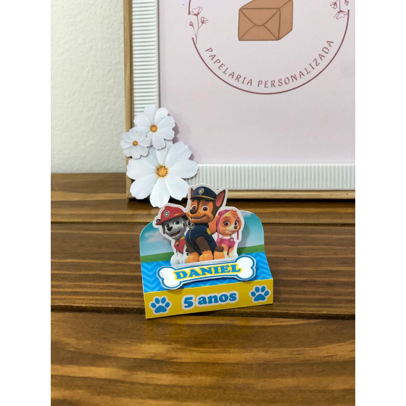 Porta Bis Duplo PATRULHA CANINA – lembrancinhas personalizadas – papelaria personalizadas - vários temas