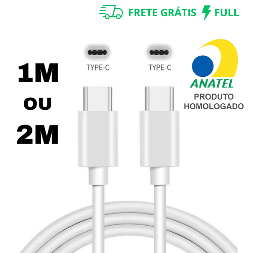 CABO PARA IOS TIPO C TIPO C DE CARREGAMENTO RÁPIDO DE 1M OU 2M PARA IOS COMPATÍVEL IPHONE em Oferta na Shopee