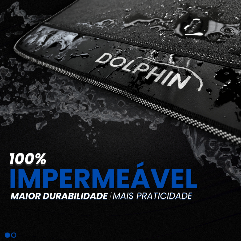Tapete para Dolphin Comfort 2023 24 25 26 27 Linha Ouro Traseiro Inteiriço Premium Sob Medida Luxo — imagem 2 de 2