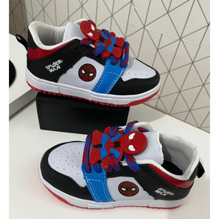 Tenis Infantil Calce Facil Menino preto Homem-Aranha