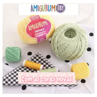 Fio Amigurumi/crochê Círculo com as cores novas -254 metros em Oferta na Shopee