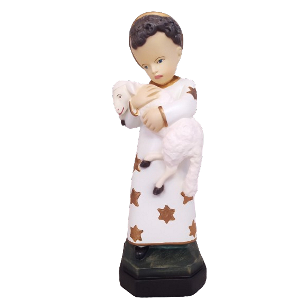 Imagem De Menino Bom Pastor 25 Cm Jesus Bom Pastor Cristo