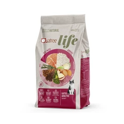 Ração Quatree Life para Gatos Adultos Sabor Salmão e Arroz 3KG (Não Castrado)