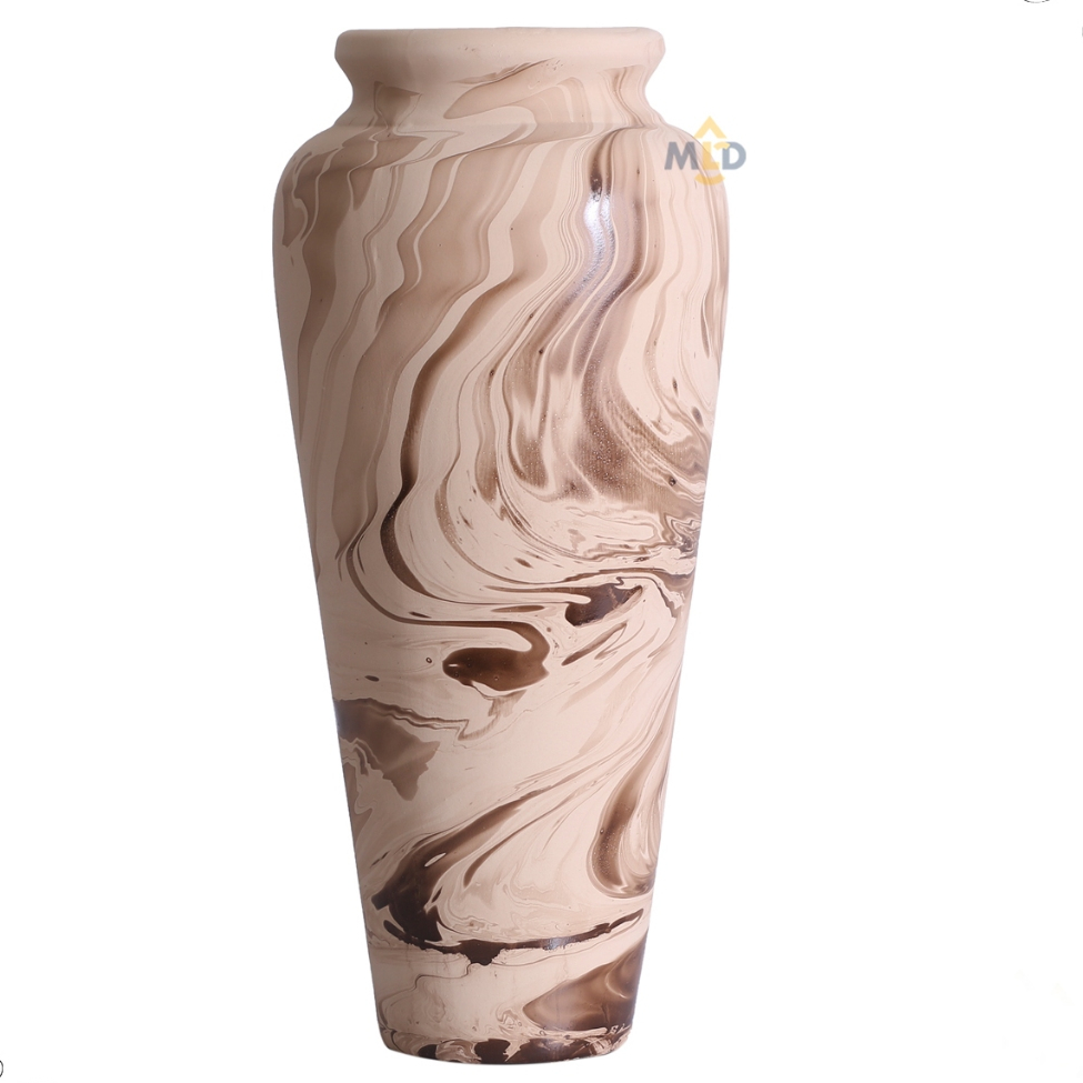 Vaso Grande de Chão Moderno Enfeite Rack Sala Vasos Decorativos Decoração Casa Hall Cerâmica Luxo em Oferta na Shopee