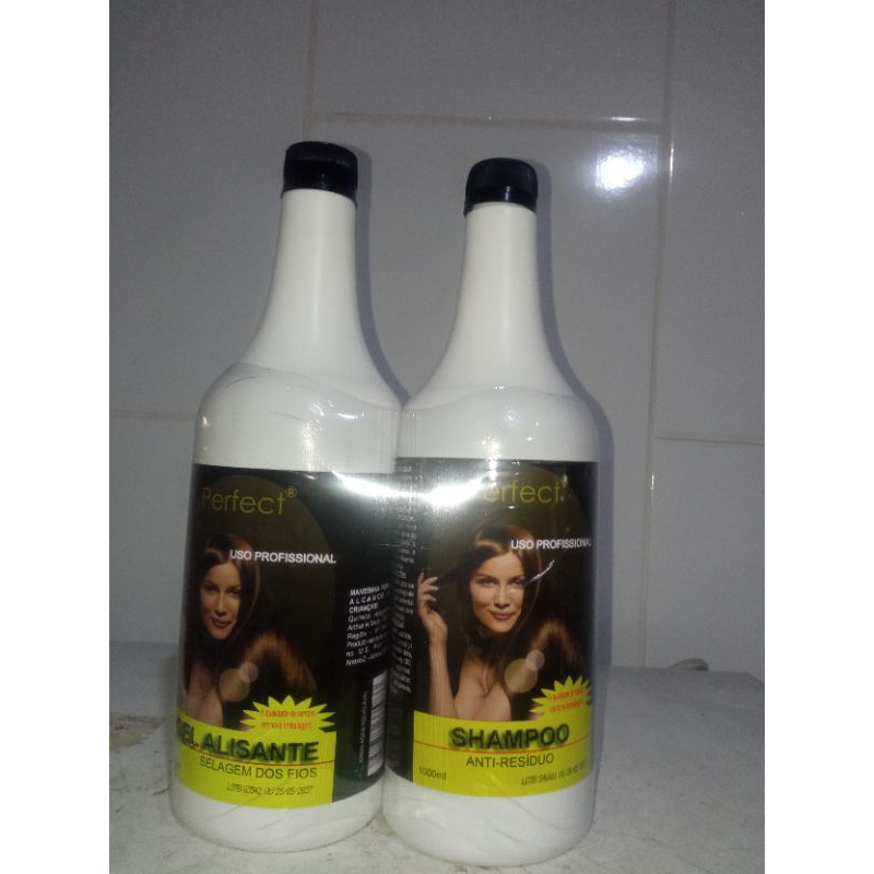 Perfect  Kit Gel Alisante em Oferta na Shopee