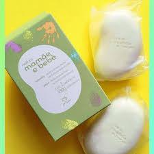 Mamãe e Bebê lenços Umedecidos sem Fragrância 16 folhas + Caixa C/ 2 sabonetes em Barra  - Natura