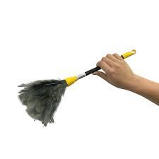 Espanadores Penas de Peru 42cm Tira Pó. Poeira, Móveis, Penas Naturais Cabo Plástico Limpador