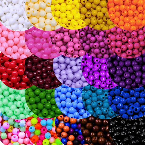 Até 300 Unidades Bola 08mm Leitosa Terço Miçanga Artesanato Pulseira Show Amizade em Oferta na Shopee