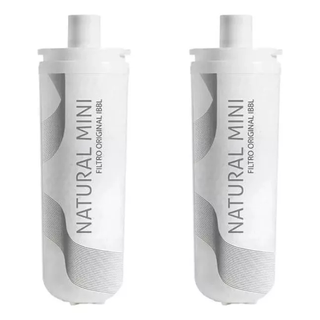 Kit 2 Filtro Purificador De Água Refil Natural Mini Ibbl