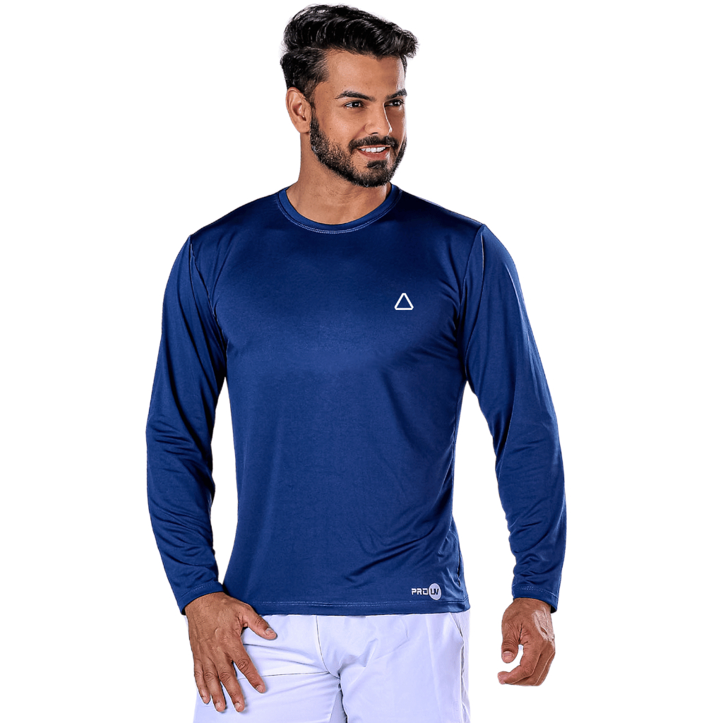 Camisa Térmica Proteção Uv 50+  Proteção Solar Camiseta Blusa Unissex Academia Manga Longa