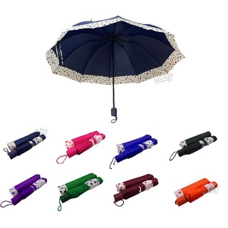 Sombrinha Guarda-Chuva Bolinha Irregular Prática Grande